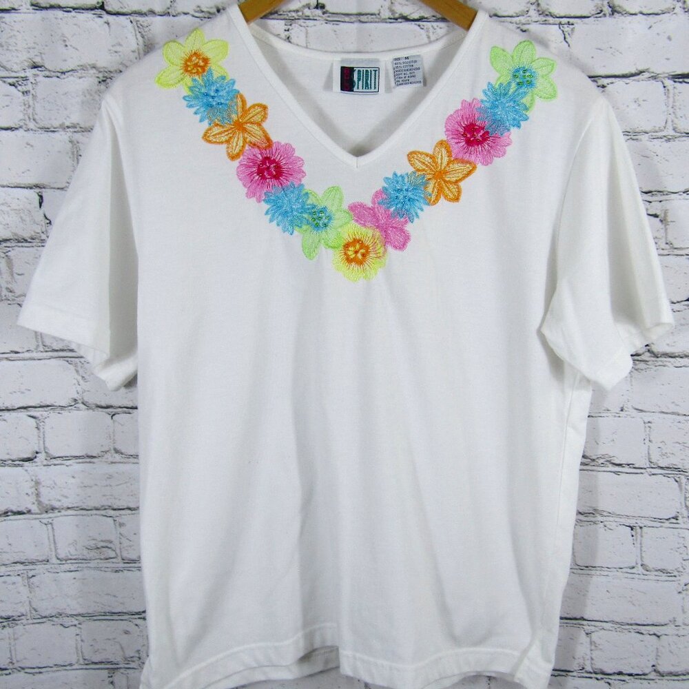 NWOT Bolo Spirit Beaded Trimmed Top Size M